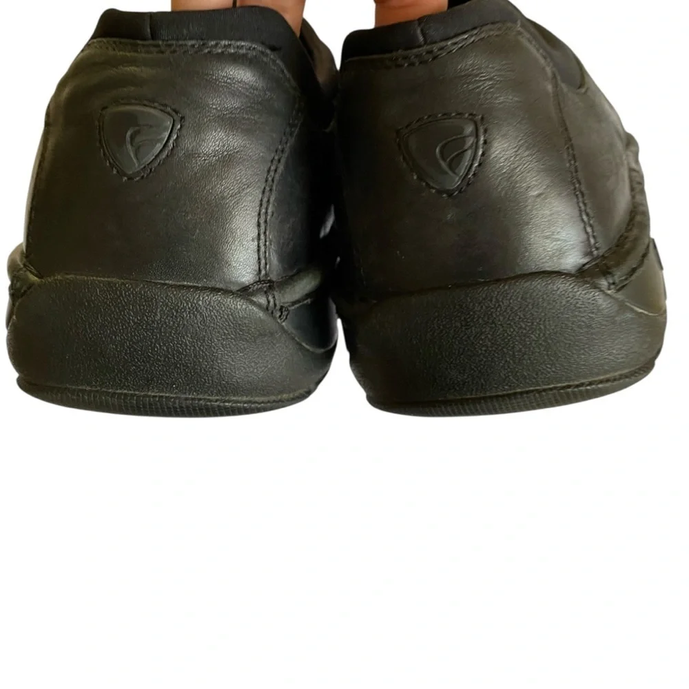 Red Wing Shoes Black Leather chef Men's Loafers safety shoes slip on comfortable